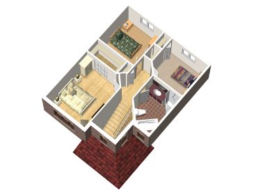 2nd Floor Plan, 072H-0121