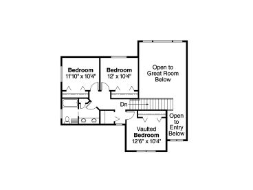 2nd Floor Plan, 051H-0141