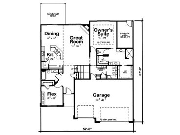 1st Floor Plan, 031H-0300