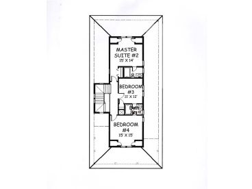 2nd Floor Plan, 041H-0140