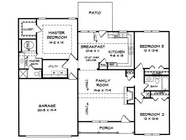 Floor Plan, 019H-0045