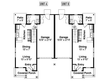 1st Floor Plan, 051M-0012
