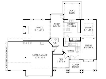 1st Floor Plan, 035H-0010