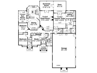 Floor Plan, 051H-0330
