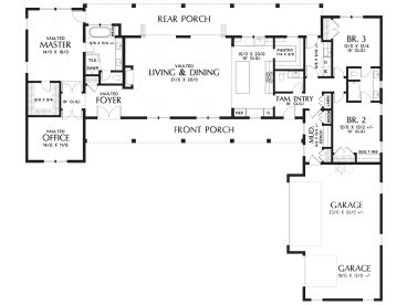 Floor Plan, 034H-0441