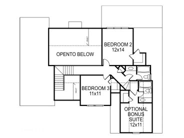 2nd Floor Plan, 007H-0045