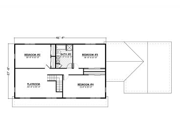 2nd Floor Plan, 078H-0077
