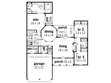 Floor Plan, 021H-0072