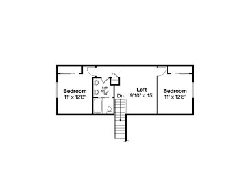 2nd Floor Plan, 051H-0264