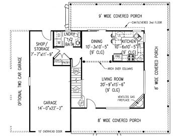 1st Floor Plan, 044H-0003