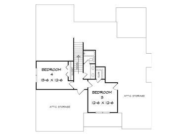 2nd Floor Plan, 019H-0173