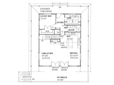 1st Floor Plan, 010H-0031