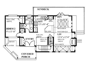 1st Floor Plan, 010H-0029