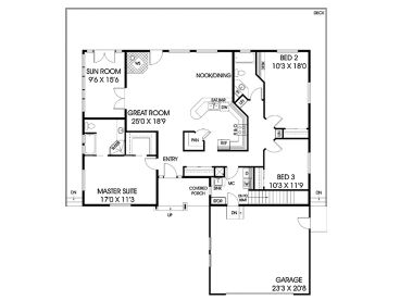 Floor Plan, 013H-0094