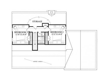 2nd Floor Plan, 063H-0080
