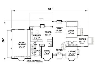 1st Floor Plan, 031H-0280