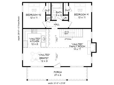 Floor Plan, 062H-0173