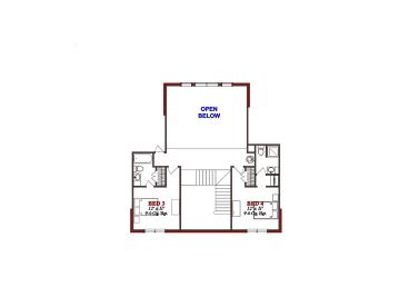 2nd Floor Plan, 073H-0031