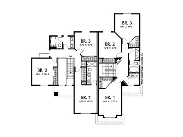 2nd Floor Plan, 034M-0009