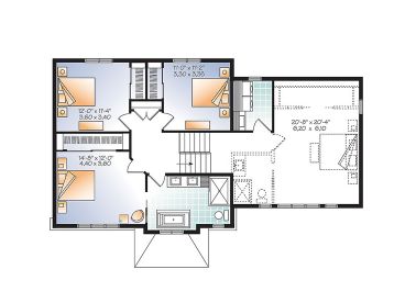 2nd Floor Plan, 027H-0451