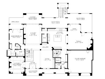 1st Floor Plan, 035H-0098