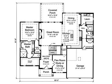 1st Floor Plan, 046H-0144