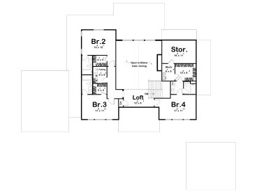 2nd Floor Plan, 050H-0541