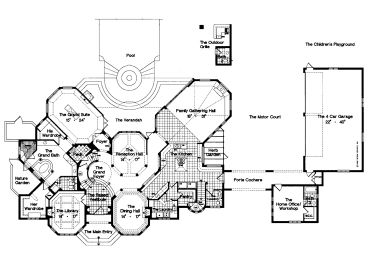 1st Floor Plan, 043H-0236