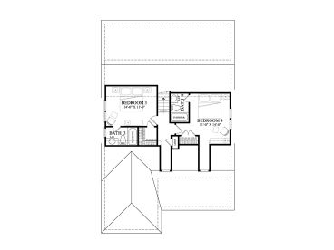 2nd Floor Plan, 063H-0221