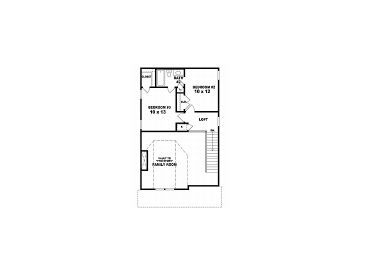 2nd Floor Plan, 006H-0011