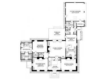 1st Floor Plan, 063H-0071