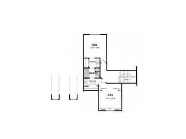 2nd Floor Plan, 014H-0086