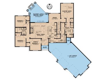 1st Floor Plan, 074H-0039