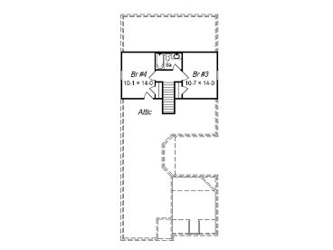 2nd Floor Plan, 061H-0047