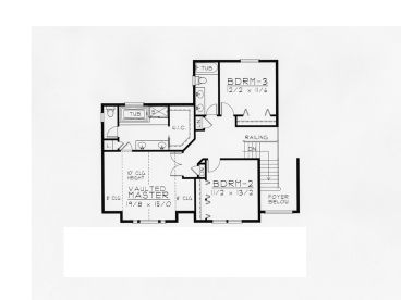 2nd Floor Plan, 018H-0017