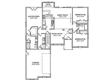 Floor Plan, 048H-0072