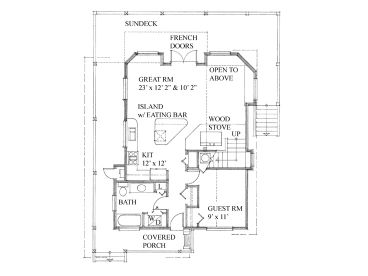 1st Floor Plan, 010H-0020