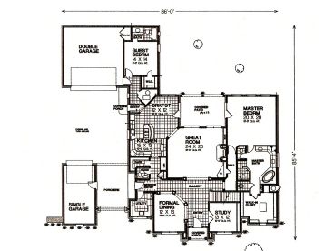 1st Floor Plan, 002H-0103