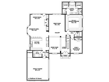 1st Floor Plan, 006H-0103