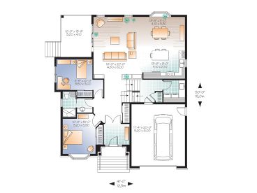 1st Floor Plan, 027H-0262