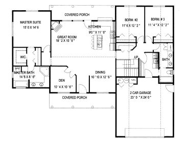1st Floor Plan, 012H-0181
