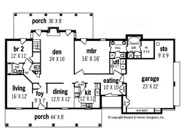 1st Floor Plan, 021H-0171