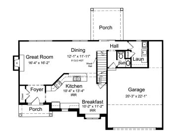1st Floor Plan, 046H-0057