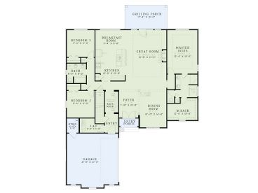 1st Floor Plan, 025H-0315