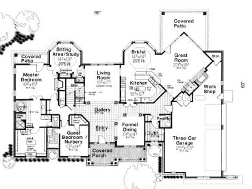 1st Floor Plan, 002H-0144