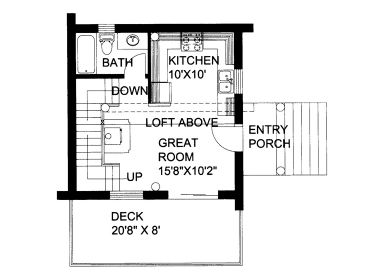 1st Floor Plan, 012L-0070