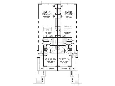 1st Floor Plan, 034M-0031