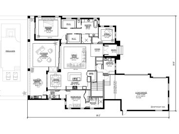 1st Floor Plan, 070H-0059