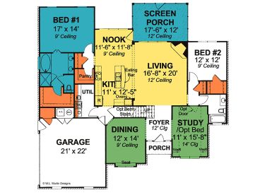 1st Floor Plan, 059H-0082