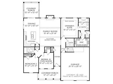 1st Floor Plan, 086H-0128